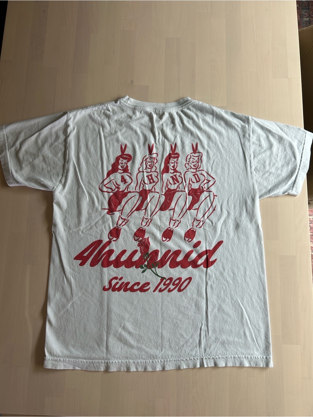 4Hunnid White Graphic Tee